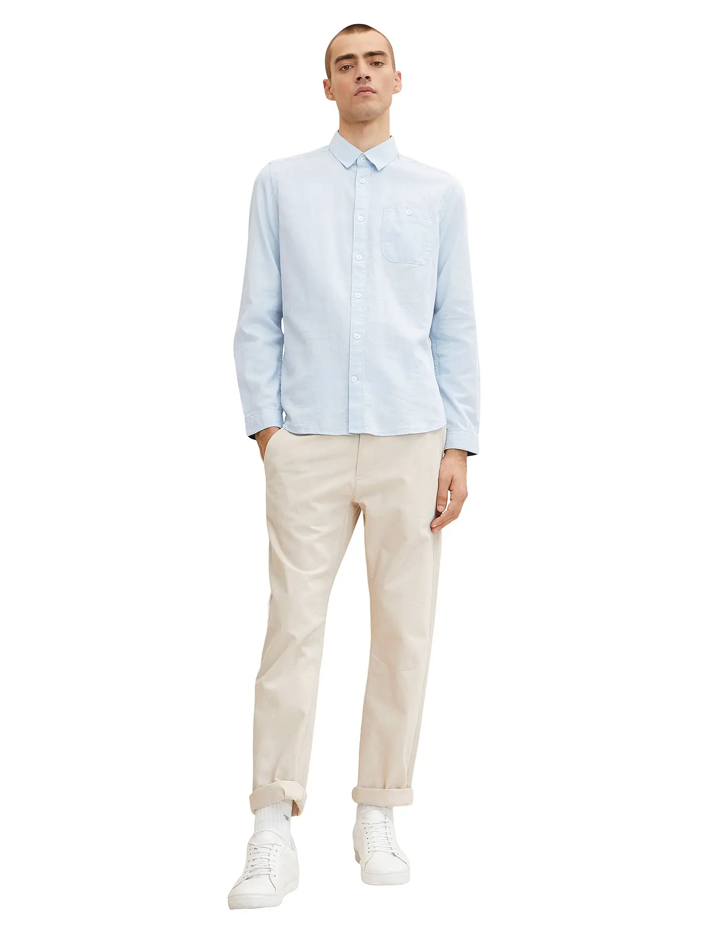 TOM TAILOR | Hemd | hellblau